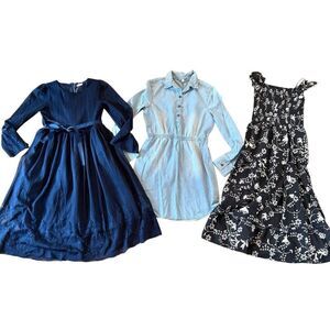 Girls size 10-12 dress bundle midi denim